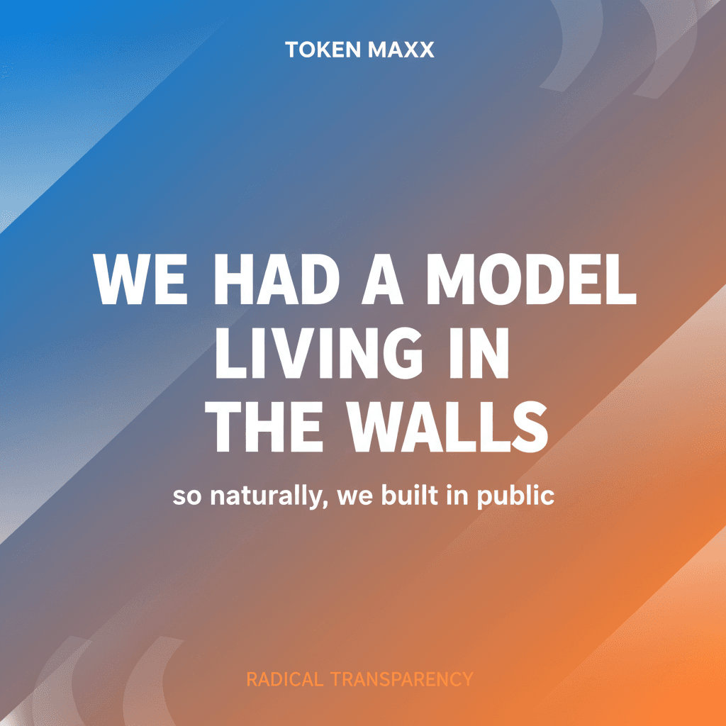 I Built in Public and Discovered a Model Living in the Walls — slide 1